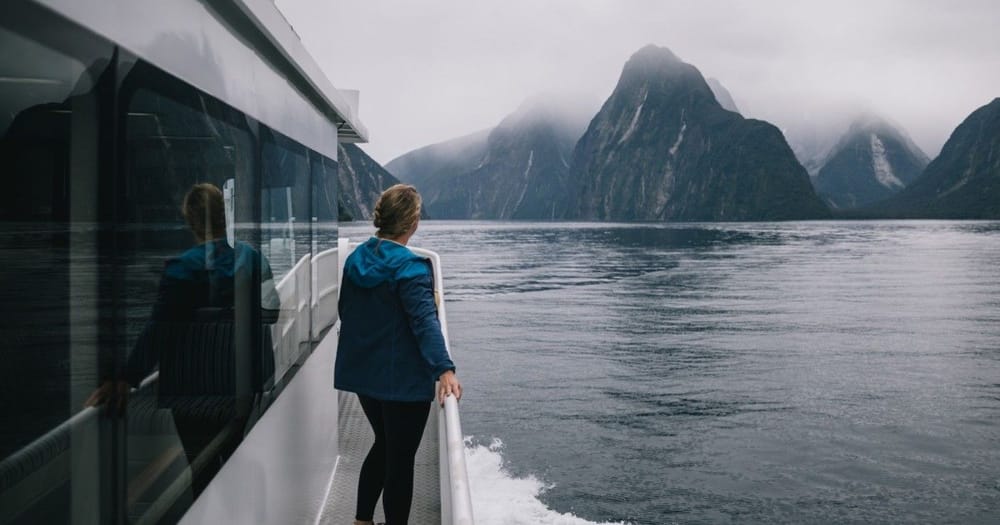 Scenic Cruising Through Fjords