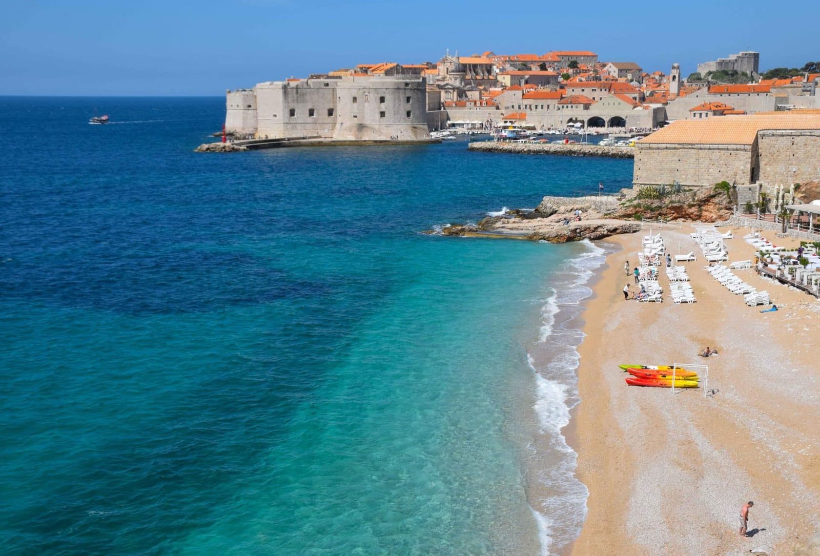 Split to Dubrovnik route