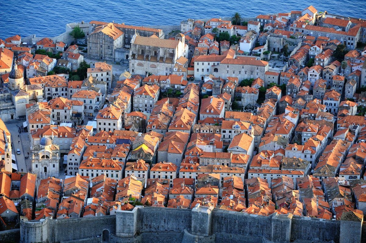 Split to Dubrovnik route
