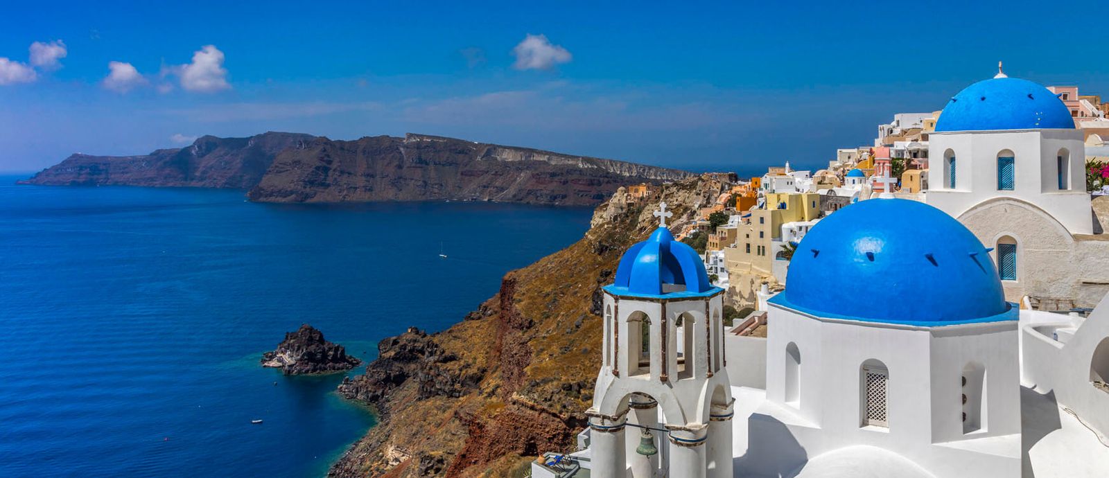 Santorini cliffs