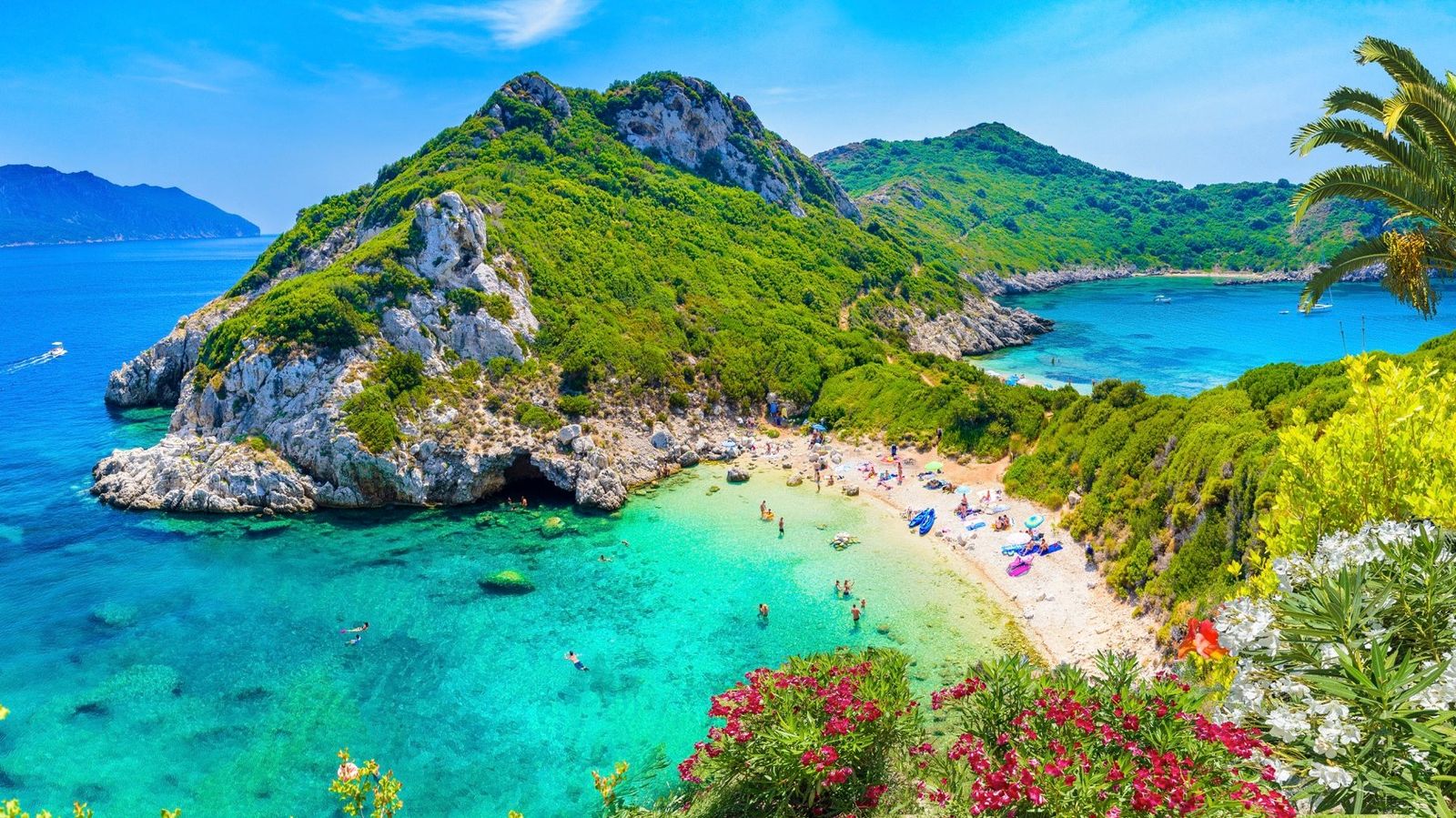Corfu coastline