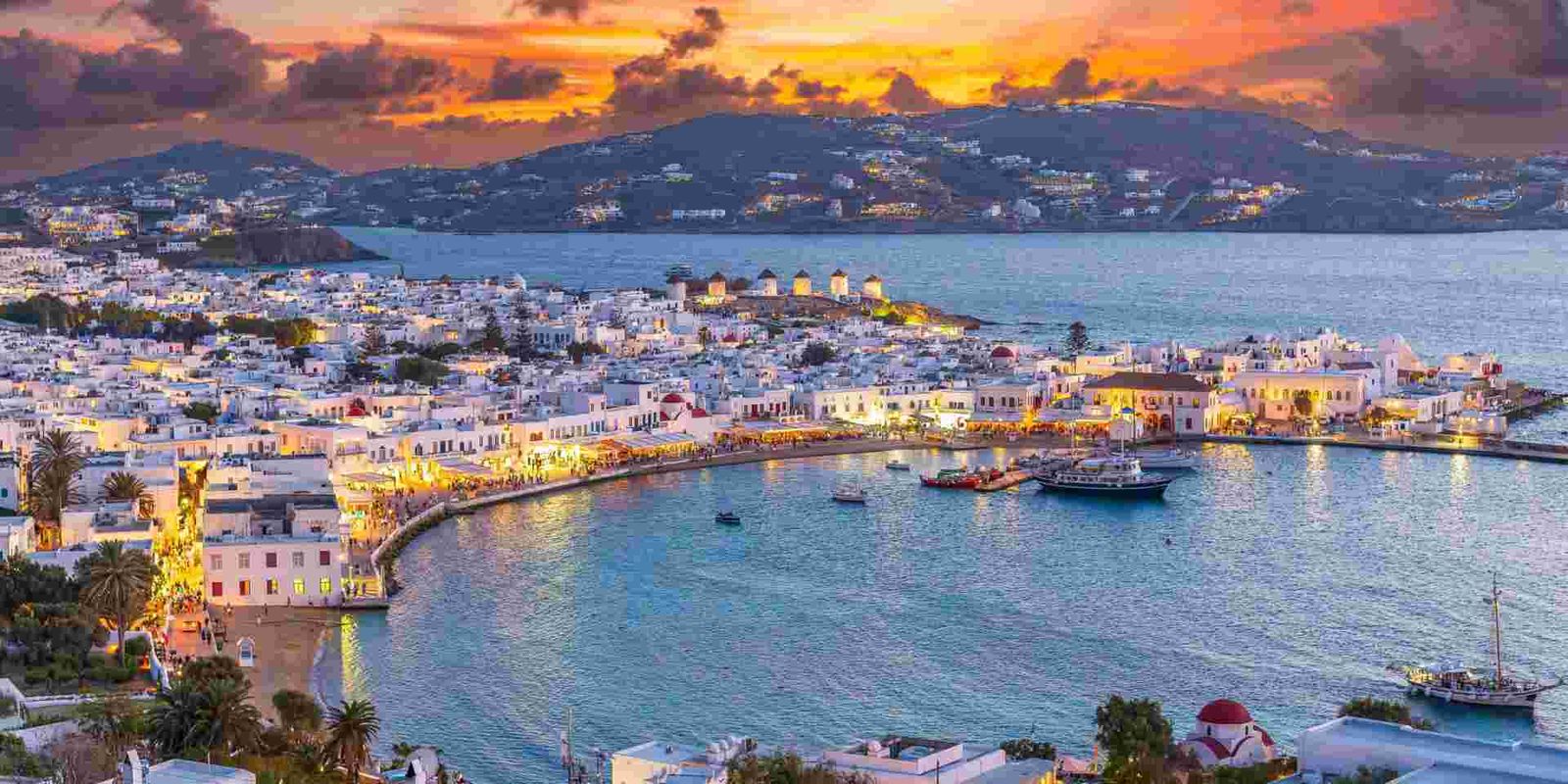 Mykonos coastline
