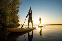 Kayaking and paddleboarding