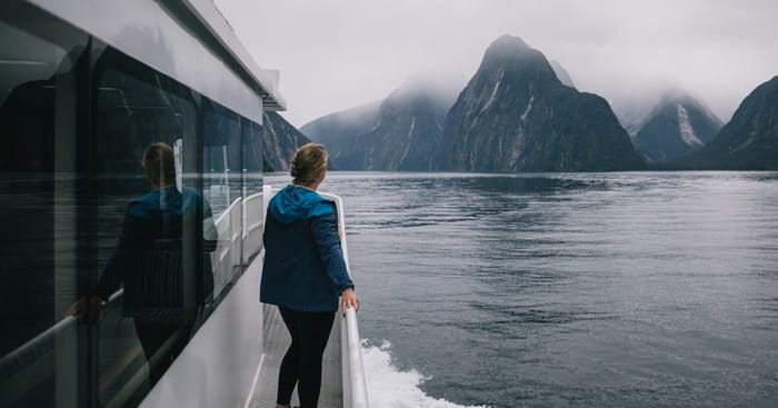 Scenic Cruising Through Fjords