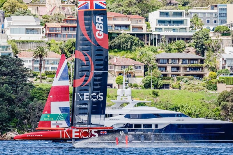SailGP racing catamarans