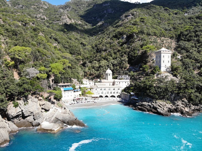 San Fruttuoso Abbey by Tender