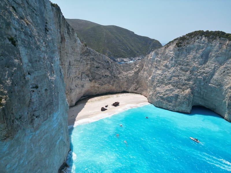 Navagio Beach Anchorage
